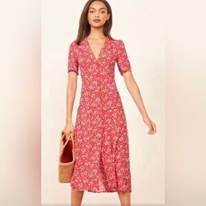 Reformation Clarice Midi Dress in Merci